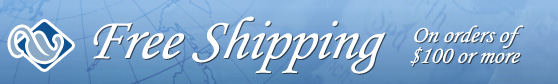 Free Shipping on orders of $100 or more