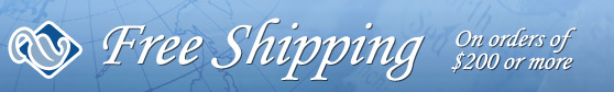 Free Shipping on orders of $200 or more
